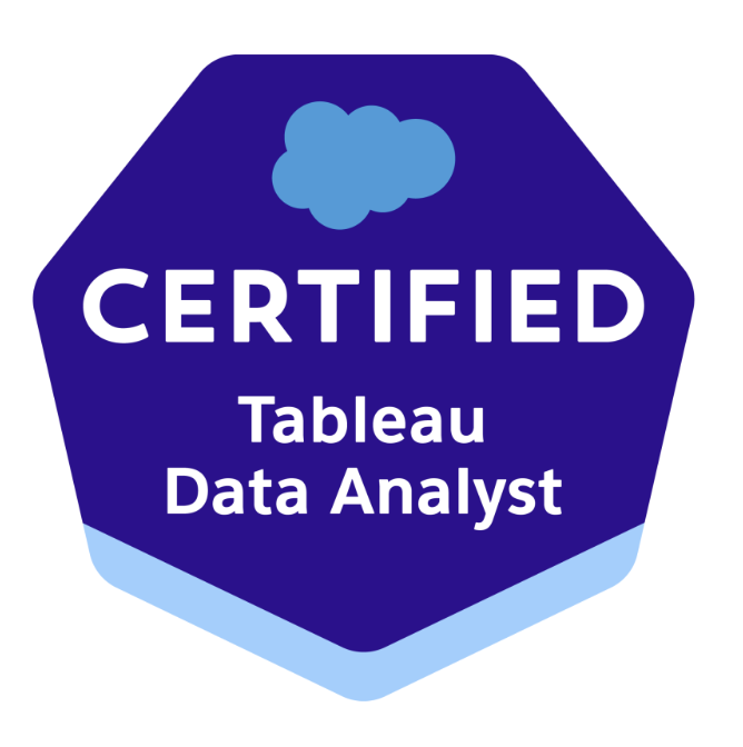 Salesforce Certified Tableau Data Analyst